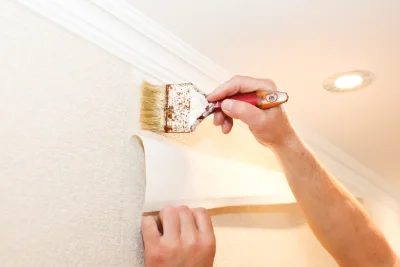 Pose de papier peint à Massoins — revêtements muraux et toiles de verre